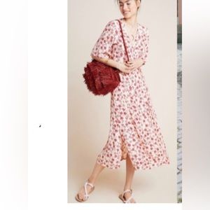 Faithful The Brand X Anthropologie Midi Flower Print Dress